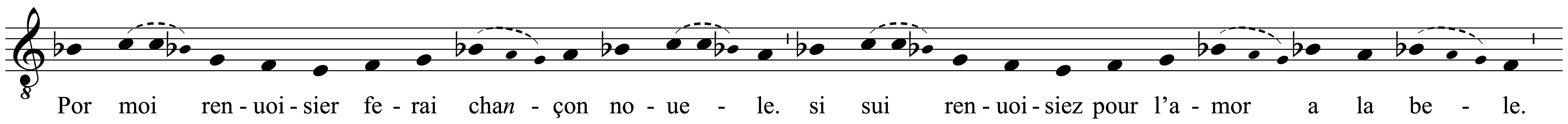 Work musical notation